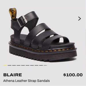 Dr. Martens Blaire Platform Leather Sandal
